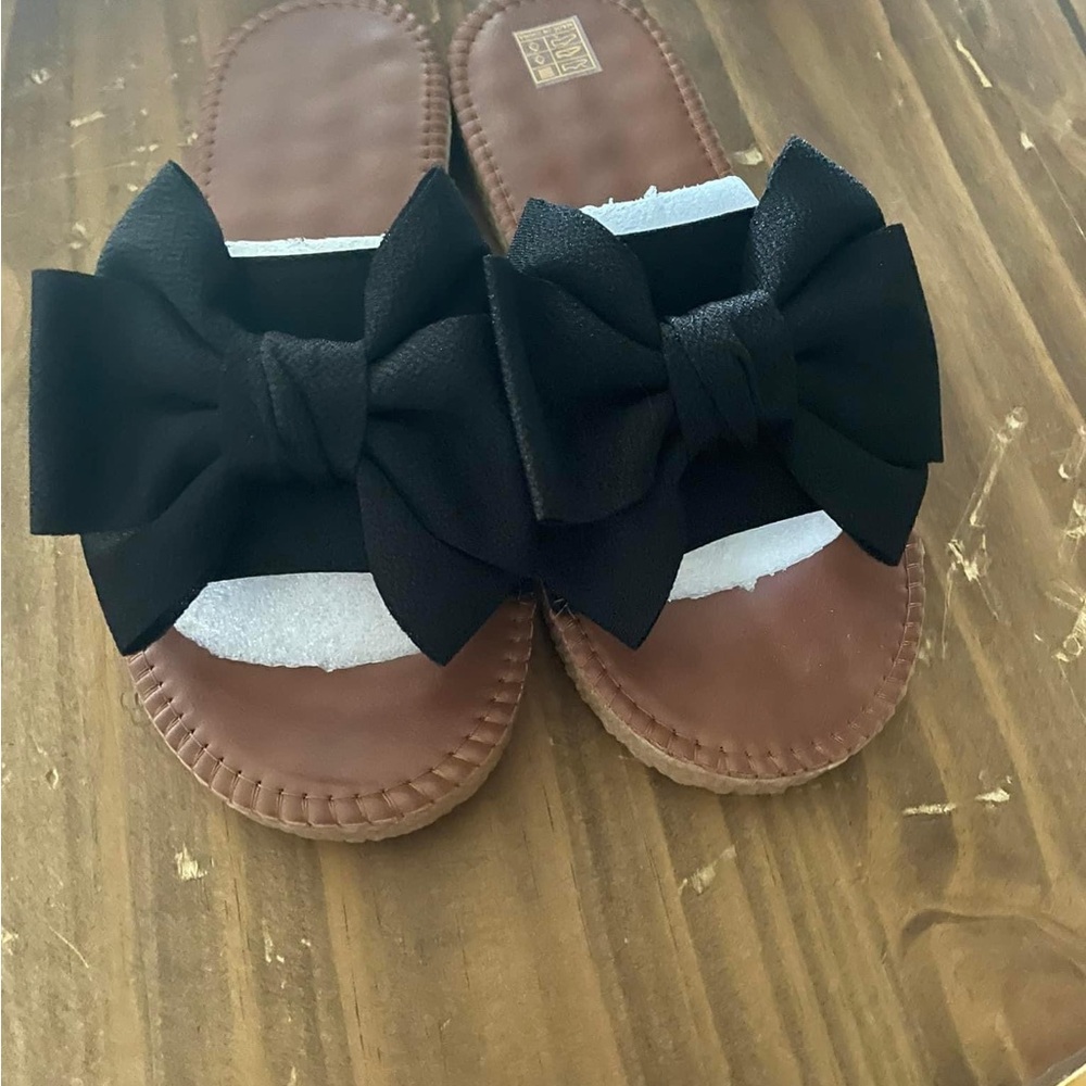 Brand new black sandals